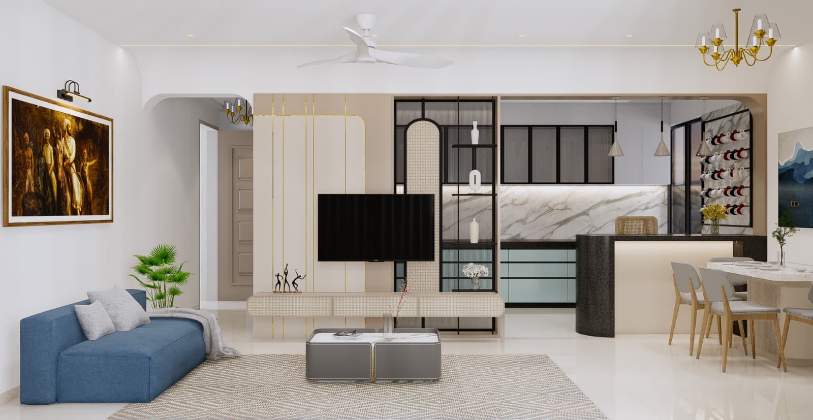 Modern Residential Interior Pune